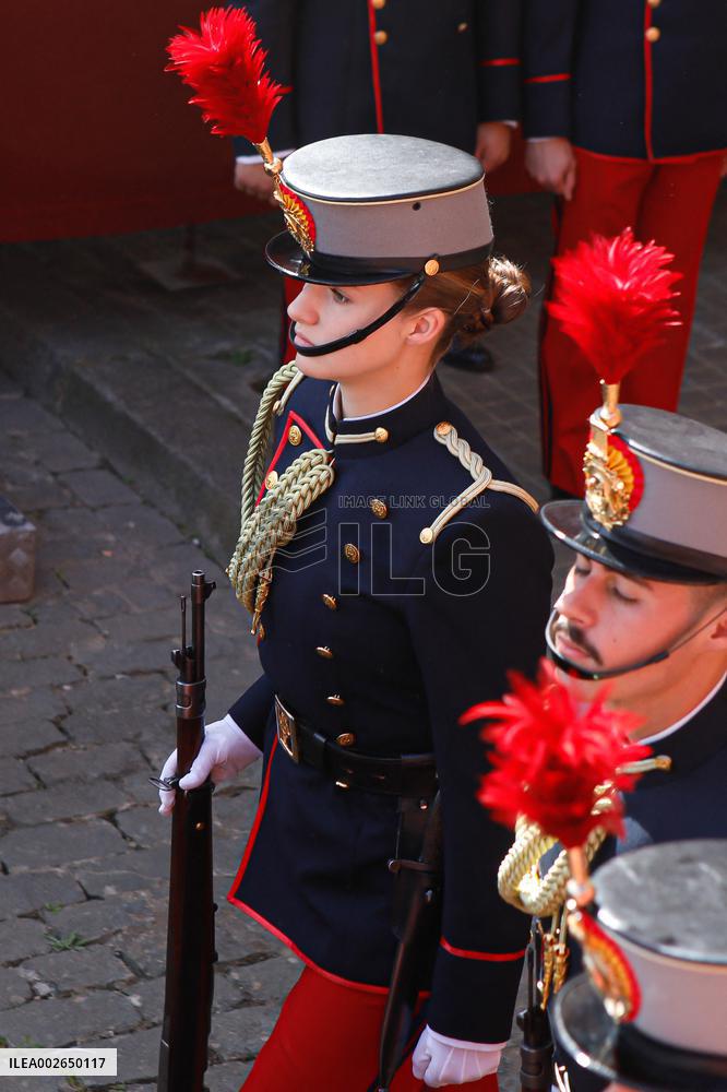 Swearing In Of King Felipe VI In The Spanish Army 40th Anniversary - Zaragoza