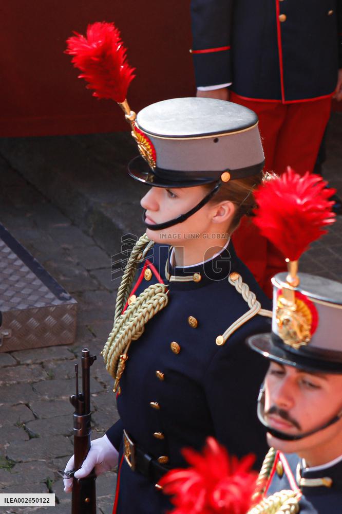Swearing In Of King Felipe VI In The Spanish Army 40th Anniversary - Zaragoza