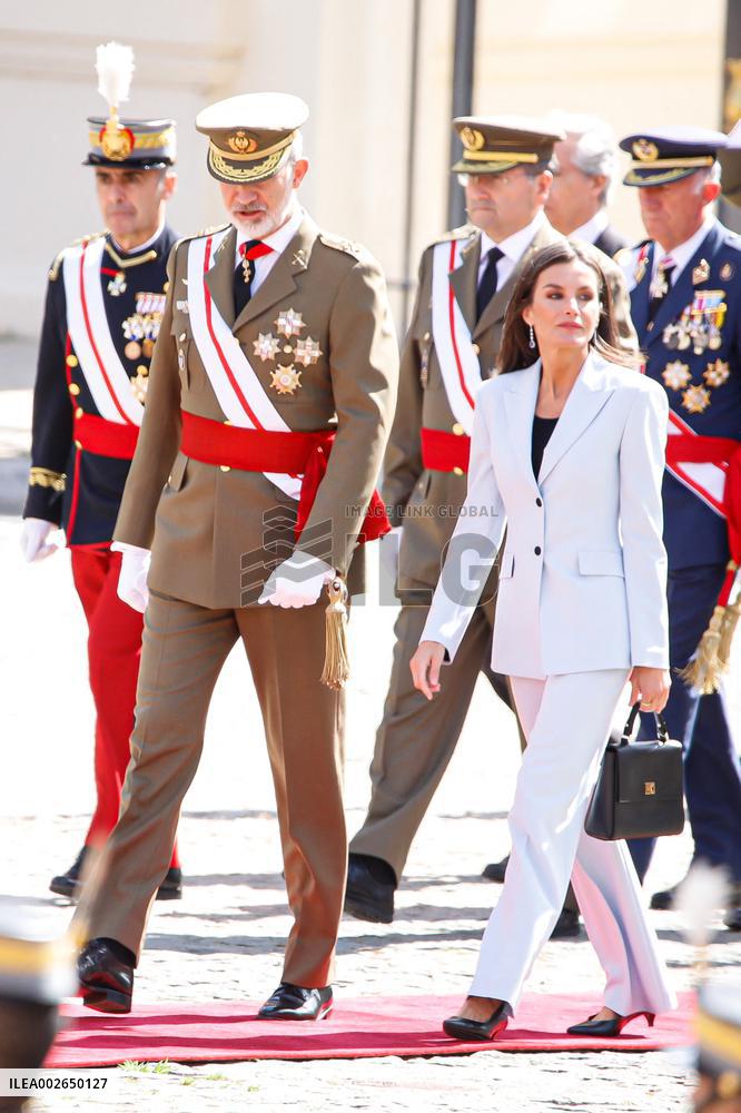 Swearing In Of King Felipe VI In The Spanish Army 40th Anniversary - Zaragoza