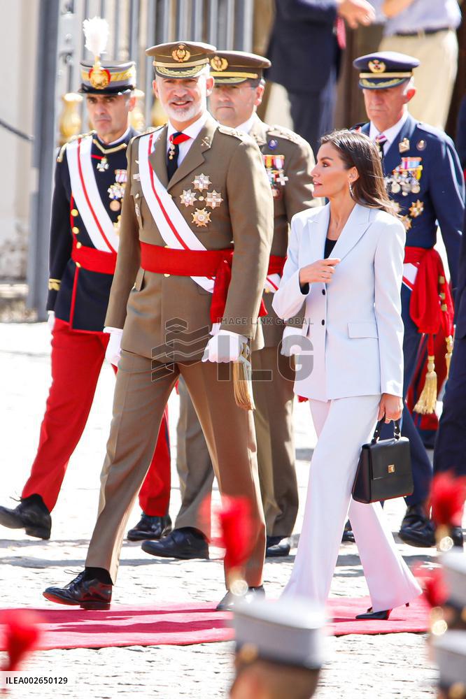 Swearing In Of King Felipe VI In The Spanish Army 40th Anniversary - Zaragoza