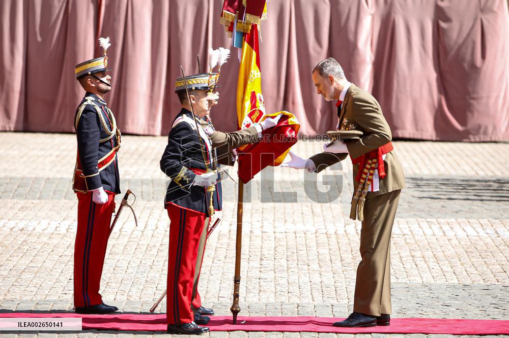 Swearing In Of King Felipe VI In The Spanish Army 40th Anniversary - Zaragoza
