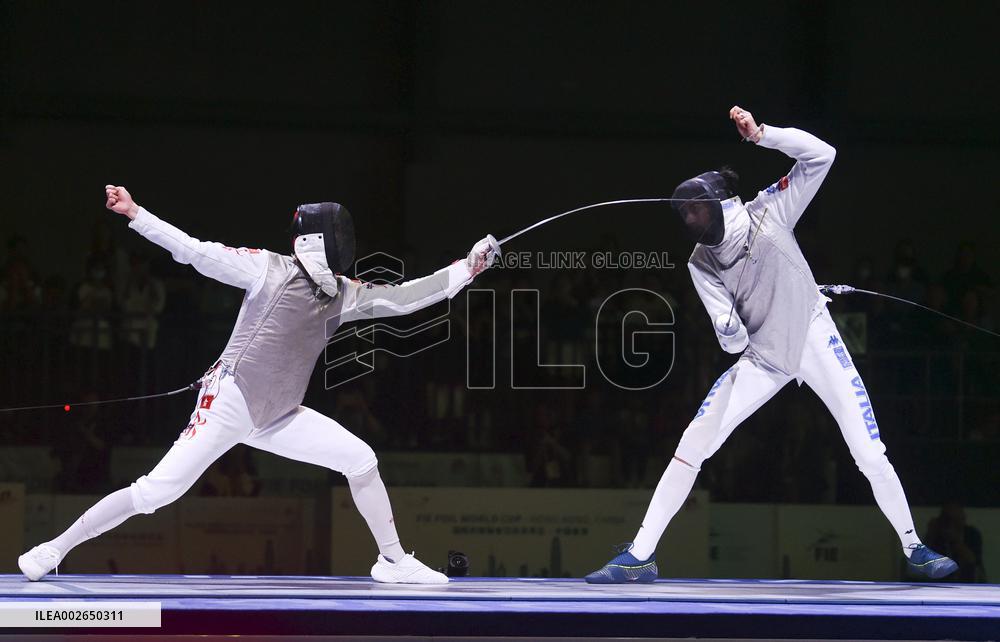 (SP)CHINA-HONG KONG-FENCING-FOIL WORLD CUP-MEN