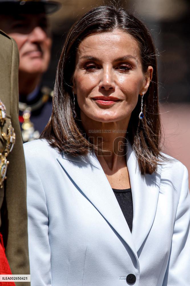 Swearing In Of King Felipe VI In The Spanish Army 40th Anniversary - Zaragoza