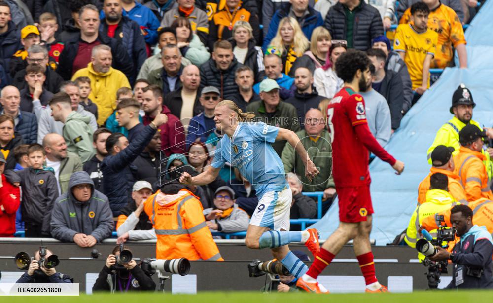 (SP)BRITAIN-MANCHESTER-FOOTBALL-ENGLISH PREMIER LEAGUE-MANCHESTER CITY VS WOLVERHAMPTON WANDERERS