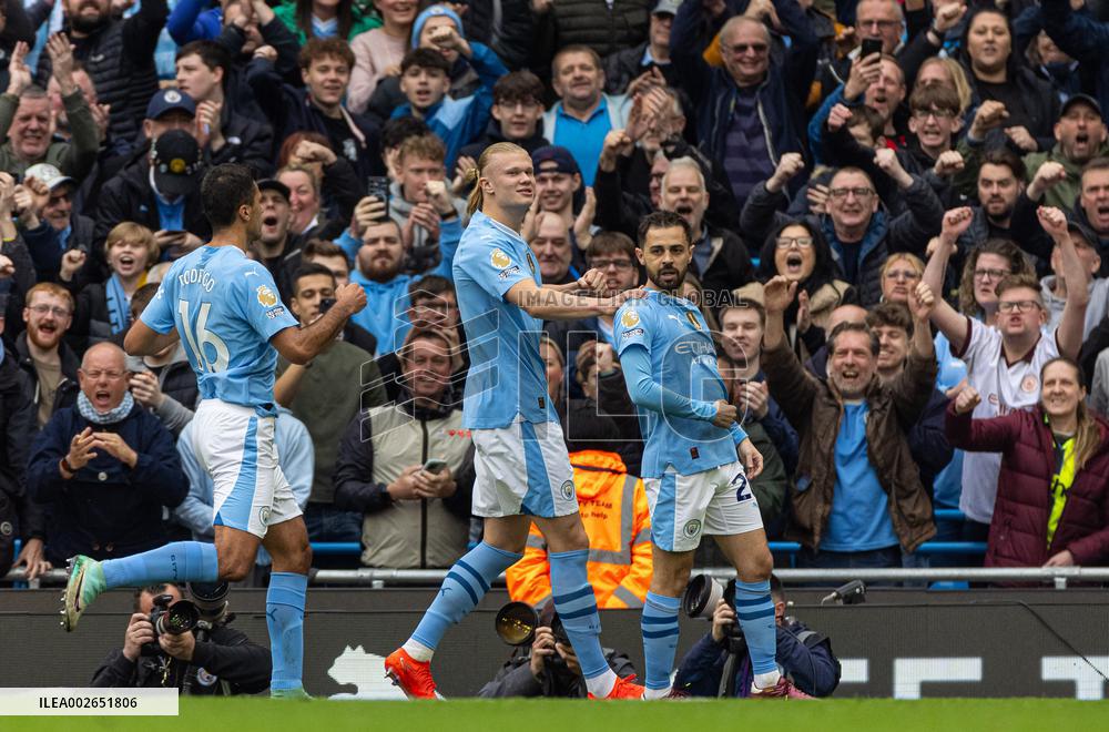 (SP)BRITAIN-MANCHESTER-FOOTBALL-ENGLISH PREMIER LEAGUE-MANCHESTER CITY VS WOLVERHAMPTON WANDERERS