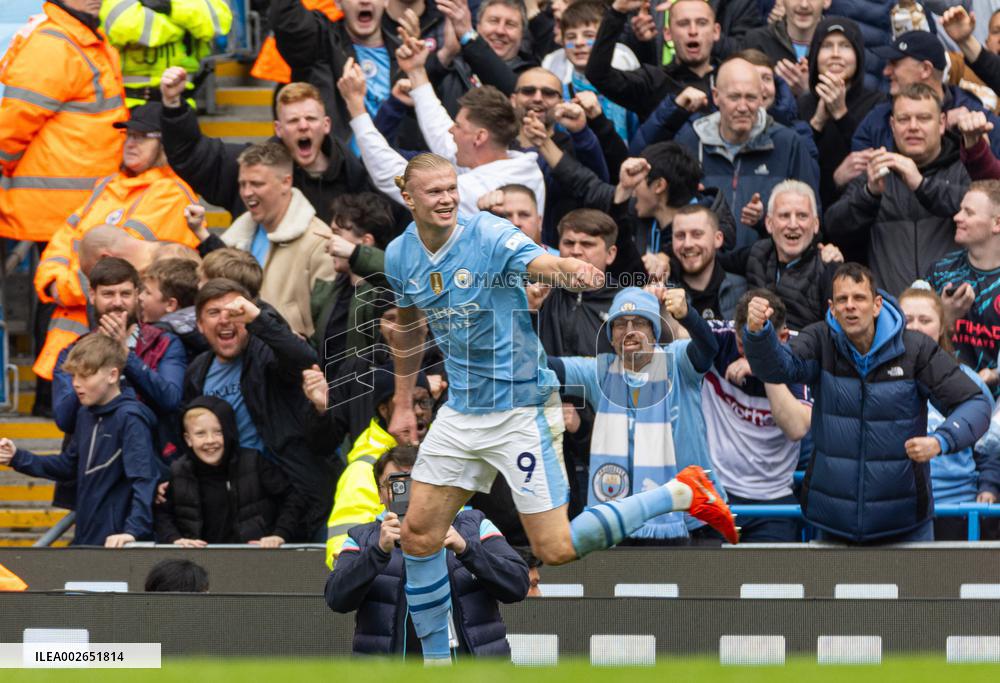 (SP)BRITAIN-MANCHESTER-FOOTBALL-ENGLISH PREMIER LEAGUE-MANCHESTER CITY VS WOLVERHAMPTON WANDERERS