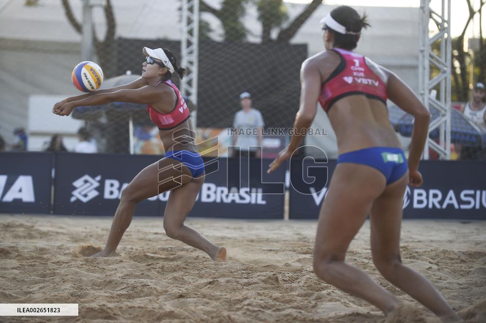 (SP)BRAZIL-BRASILIA-BEACH VOLLEYBALL-PRO TOUR-WOMEN-QUARTERFINALS