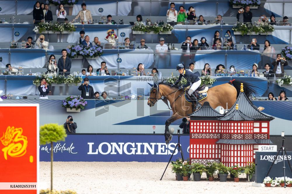 (SP)CHINA-SHANGHAI-EQUESTRIAN-GLOBAL CHAMPIONS TOUR (CN)