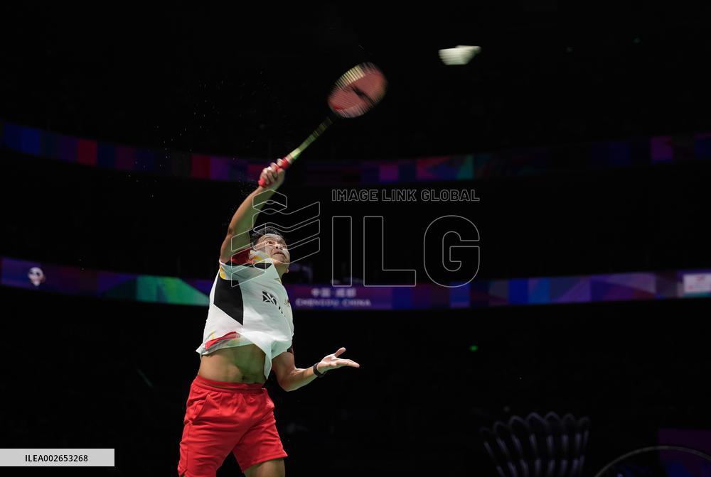 (SP)CHINA-CHENGDU-BADMINTON-THOMAS CUP-FINAL-CHN VS INA (CN)