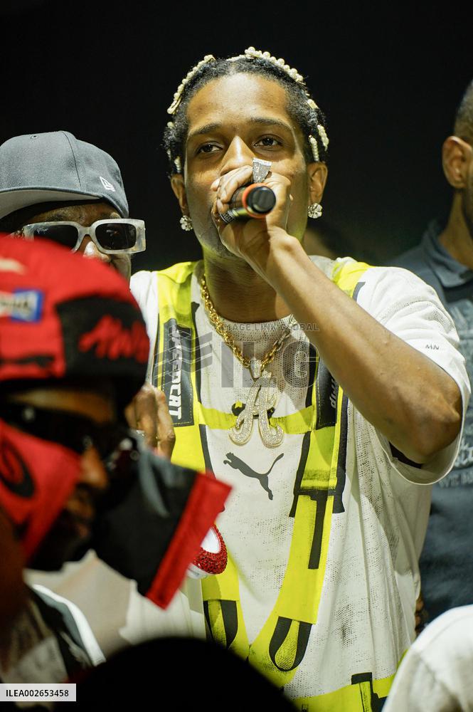 ASAP Rocky Performs At E11even - Miami