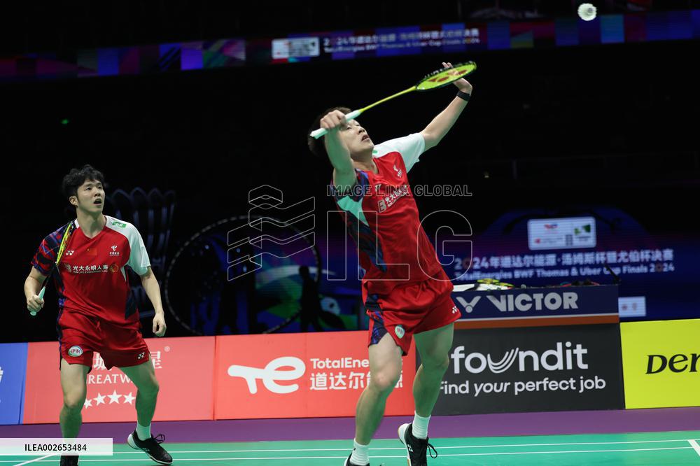 (SP)CHINA-CHENGDU-BADMINTON-THOMAS CUP-FINAL-CHN VS INA (CN)
