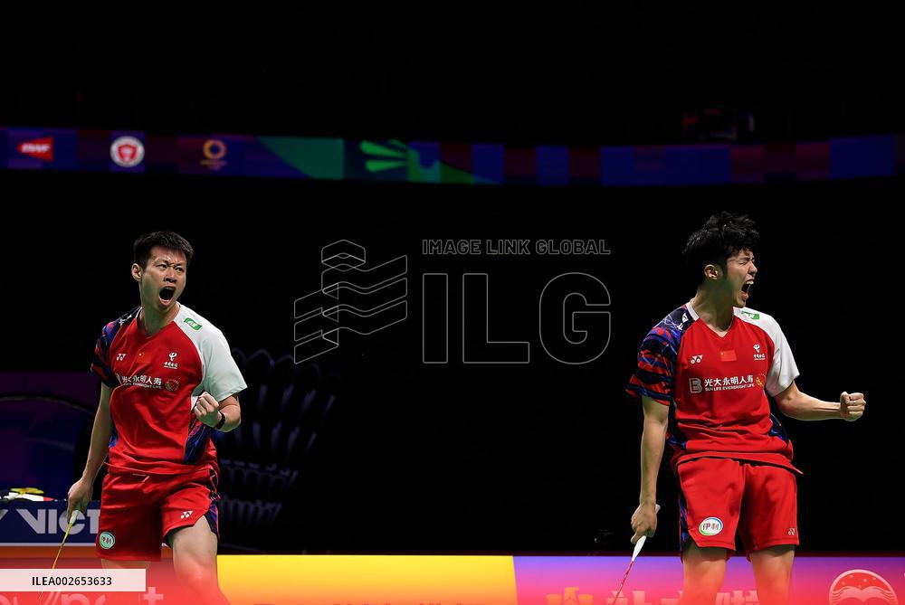 (SP)CHINA-CHENGDU-BADMINTON-THOMAS CUP-FINAL-CHN VS INA (CN)