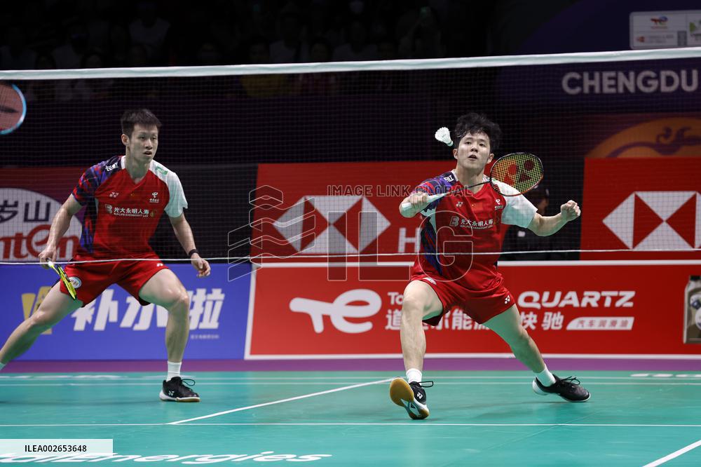 (SP)CHINA-CHENGDU-BADMINTON-THOMAS CUP-FINAL-CHN VS INA (CN)