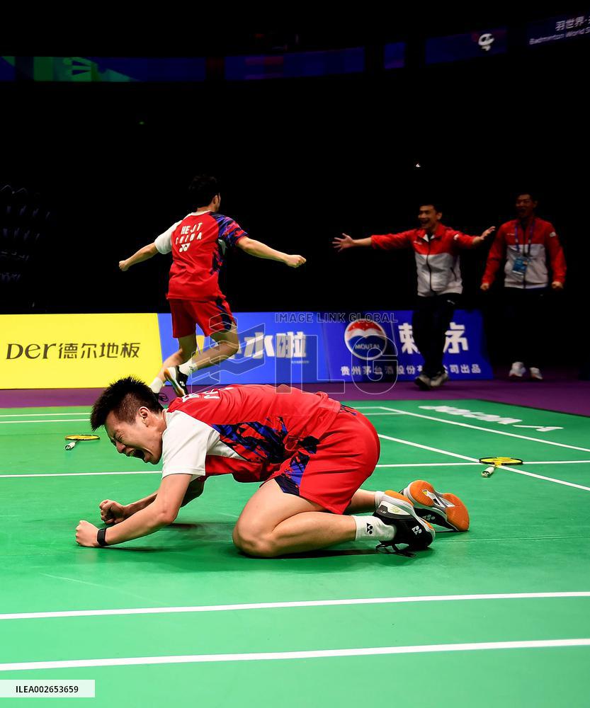 (SP)CHINA-CHENGDU-BADMINTON-THOMAS CUP-FINAL-CHN VS INA (CN)
