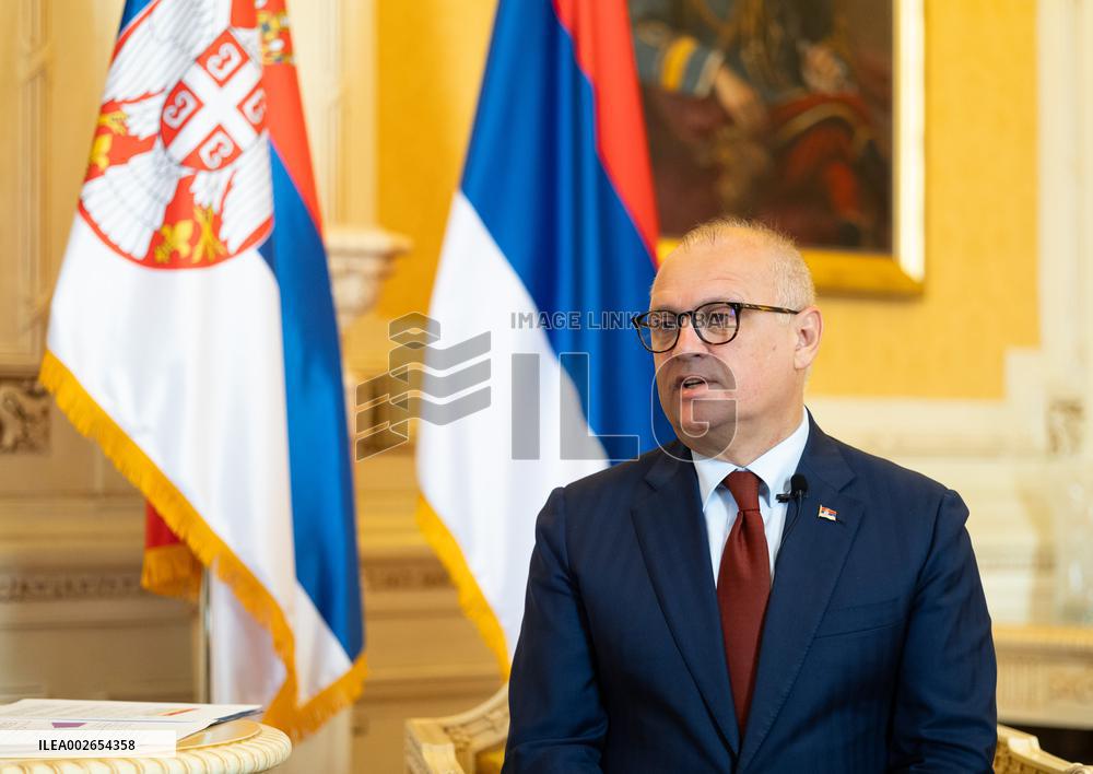 SERBIA-BELGRADE-OFFICIAL-INTERVIEW-BRI