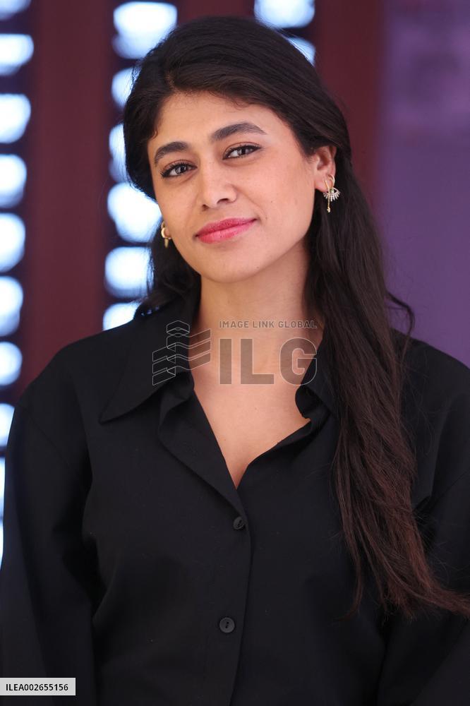 Exclusive - Rima Hassan appears on BFM TV - Paris