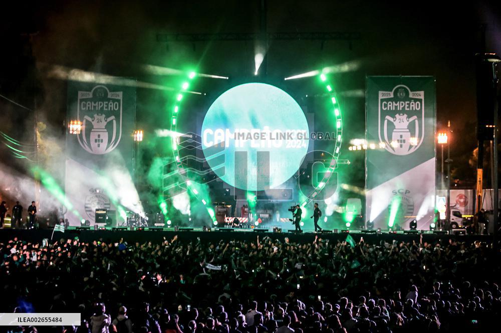 I Liga: Festa do Titulo de Campe√£o Nacional no Marqu√™s de Pombal
