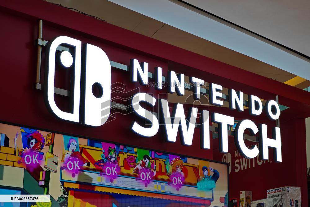 Nintendo Switch Game Console Store in Shanghai