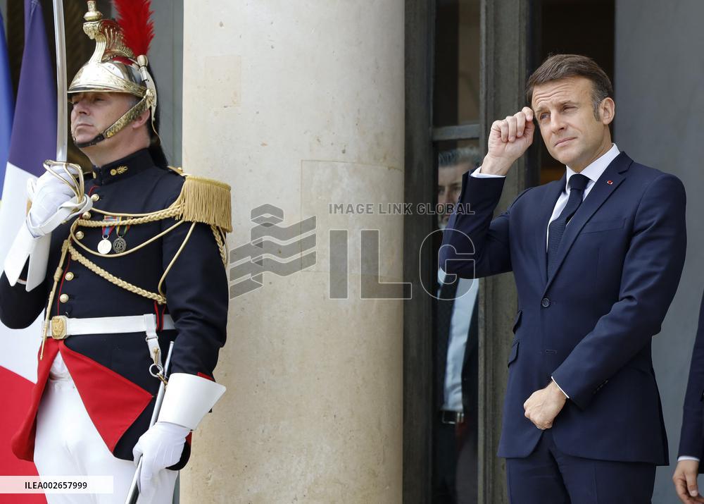 President Macron Meets Ursula von der Leye - Paris