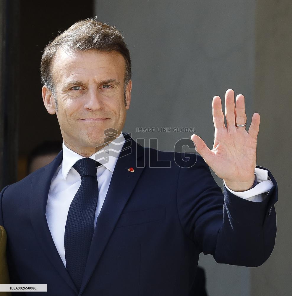 President Macron Meets Ursula von der Leye - Paris