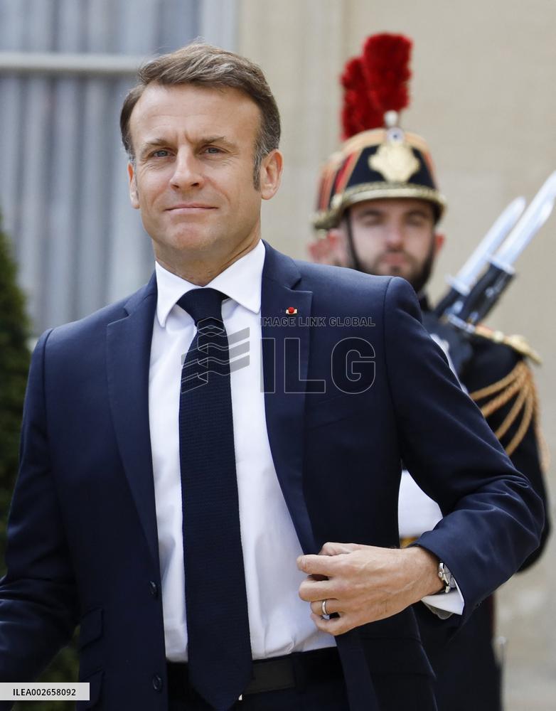 President Macron Meets Ursula von der Leye - Paris