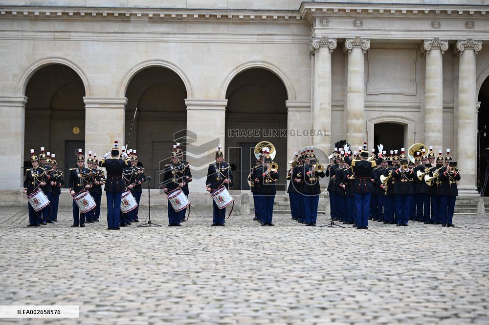 FRANCE-PARIS-XI JINPING-MACRON-WELCOME CEREMONY