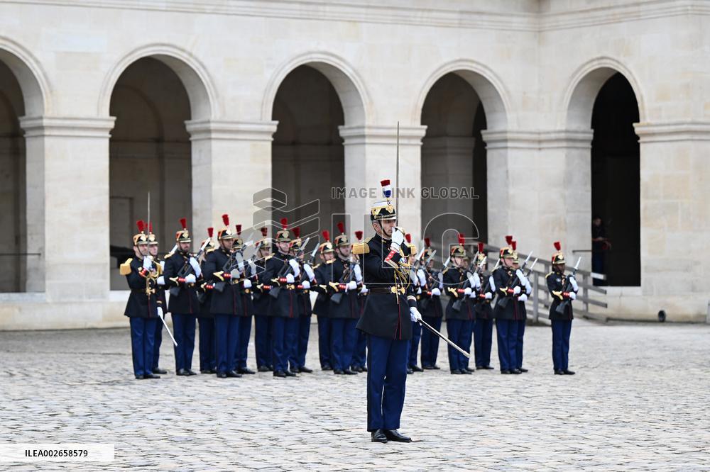 FRANCE-PARIS-XI JINPING-MACRON-WELCOME CEREMONY