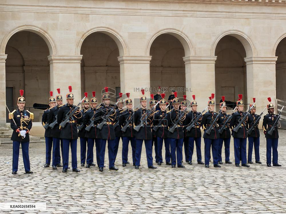 FRANCE-PARIS-XI JINPING-MACRON-WELCOME CEREMONY