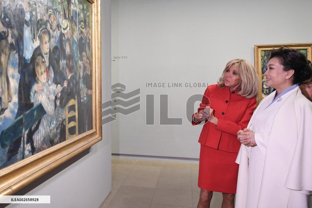 First Ladies Visit The Musee d'Orsay - Paris