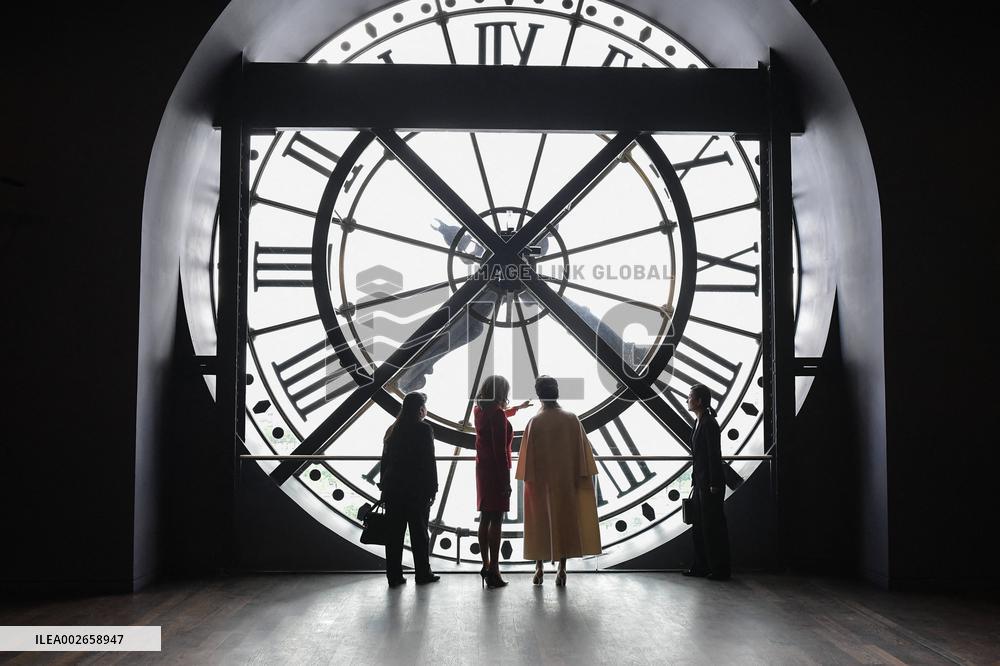 First Ladies Visit The Musee d'Orsay - Paris