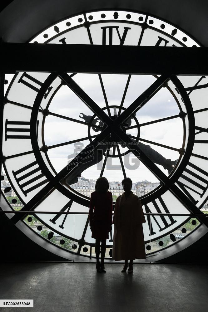 First Ladies Visit The Musee d'Orsay - Paris
