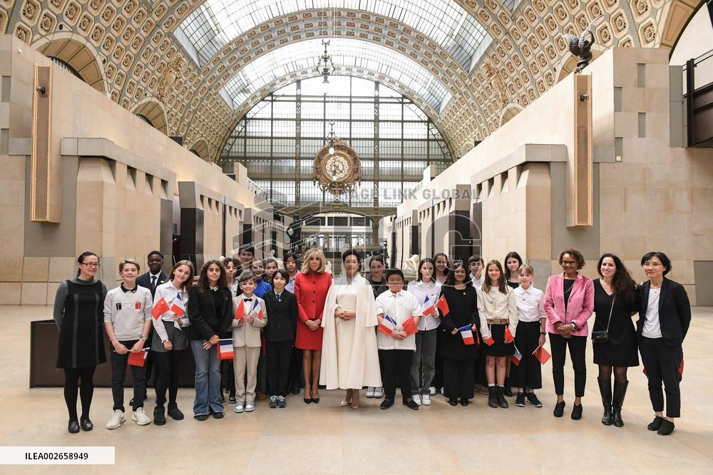 First Ladies Visit The Musee d'Orsay - Paris