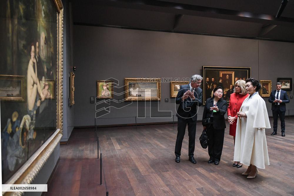 First Ladies Visit The Musee d'Orsay - Paris