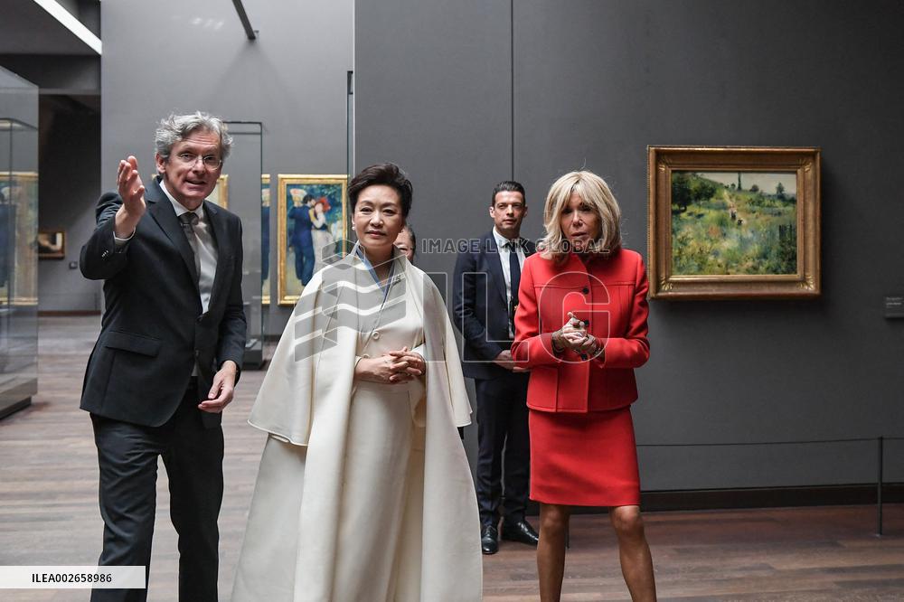 First Ladies Visit The Musee d'Orsay - Paris