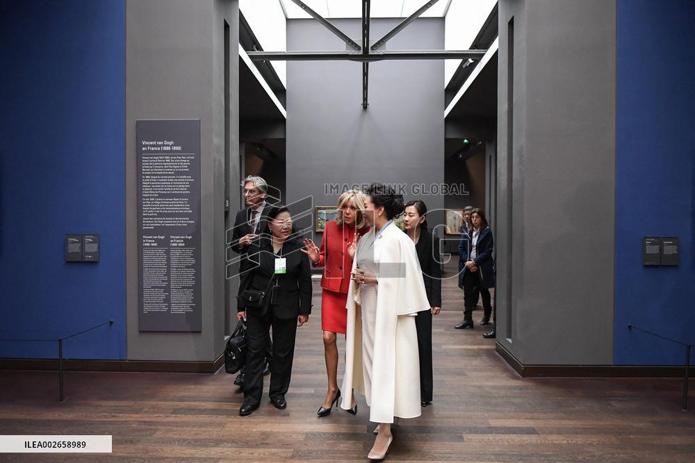 First Ladies Visit The Musee d'Orsay - Paris