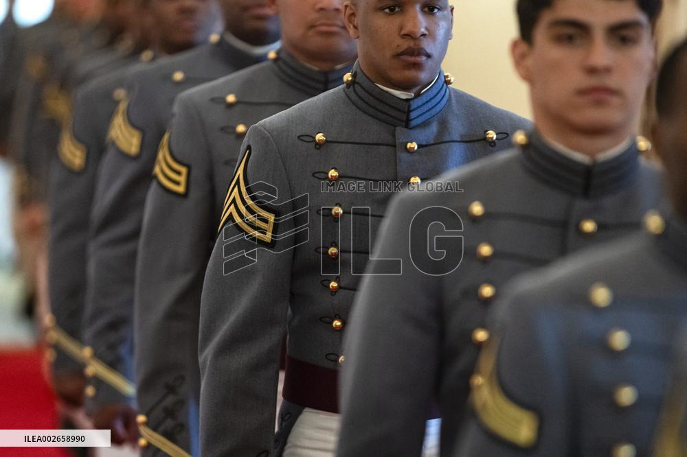 DC: President Biden Presents the Commander-in-Chief’s Trophy to the United States Military Academy Army Black Knights