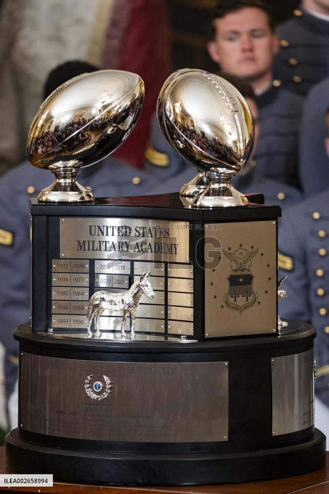 DC: President Biden Presents the Commander-in-Chief’s Trophy to the United States Military Academy Army Black Knights