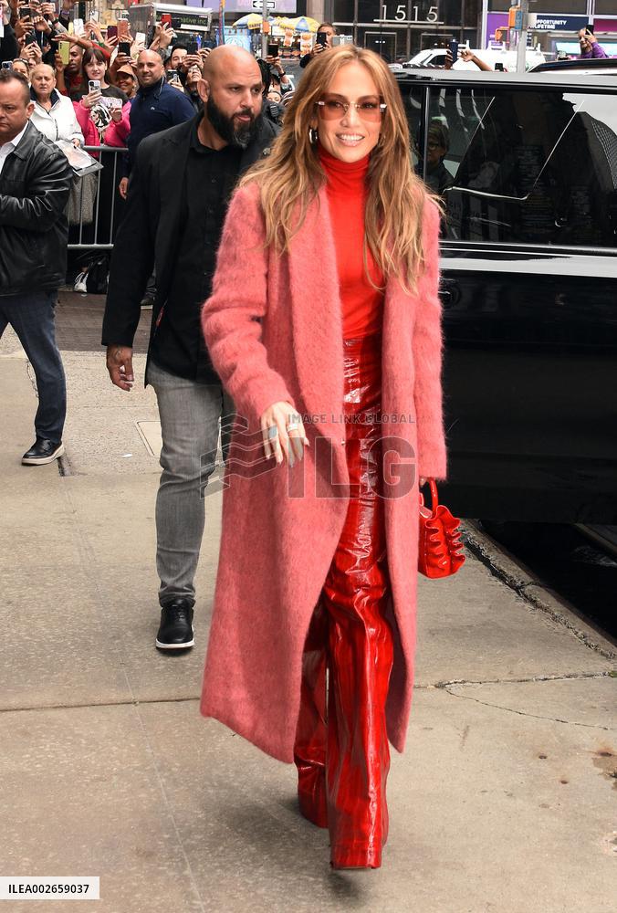 JLo At The 'Good Morning America - NYC