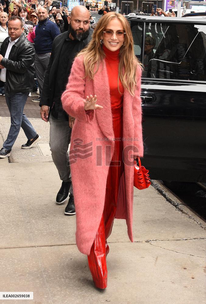 JLo At The 'Good Morning America - NYC
