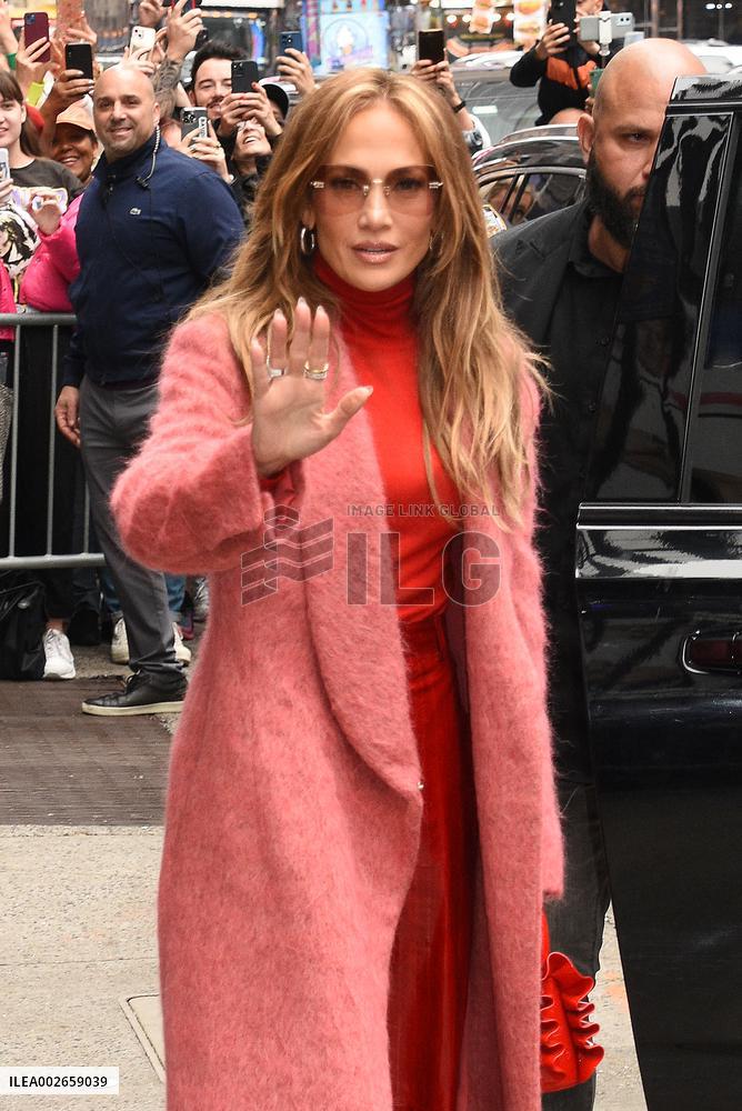 JLo At The 'Good Morning America - NYC