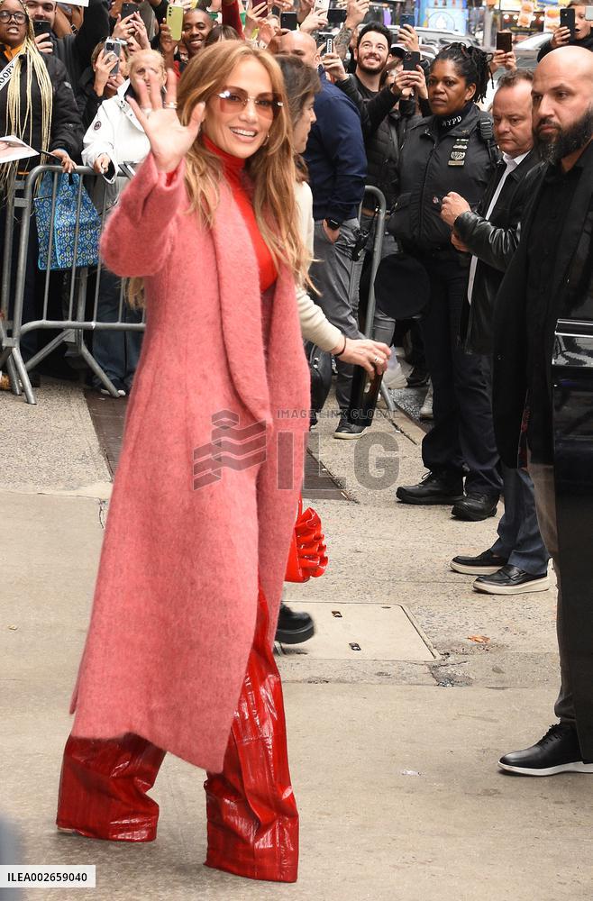 JLo At The 'Good Morning America - NYC