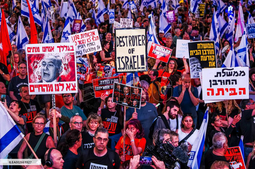 Anti-Government Protest - Tel Aviv