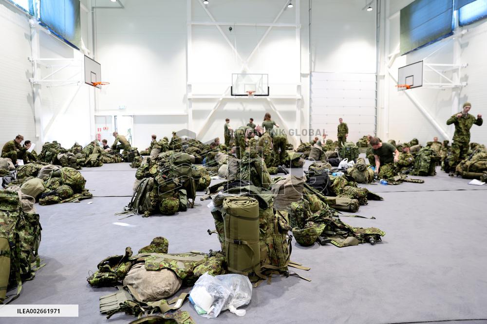 Preparations for the military exercise "Kevadtorm"