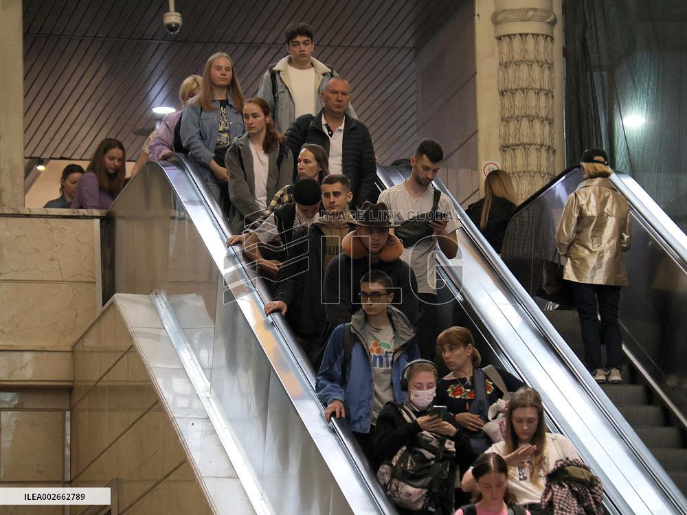 Central Railway Station in Kyiv
