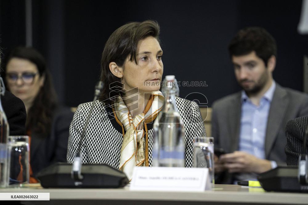 Gabriel Attal Chaired The Interministerial Tourism Committee - Paris