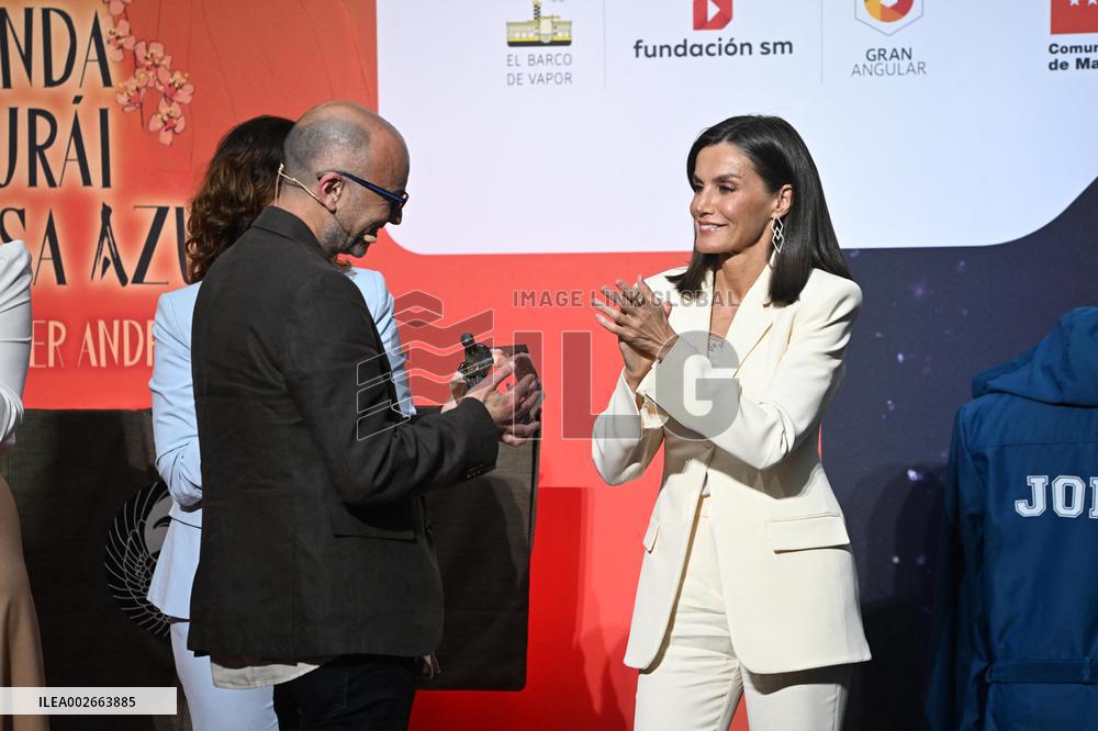 Queen Letizia presides over the 46th edition of the SM Awards - Madrid