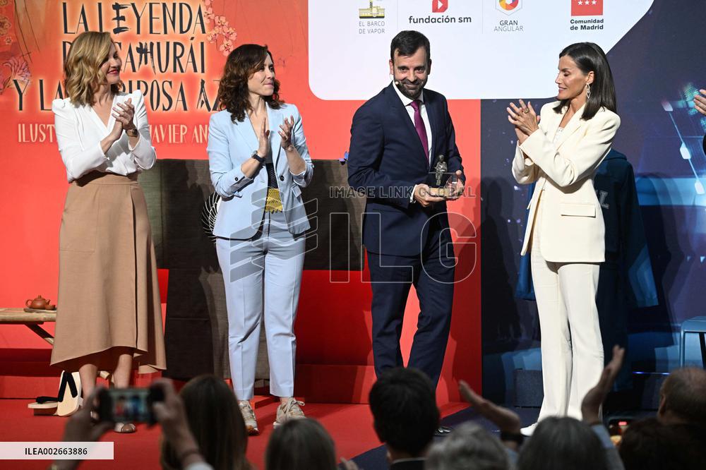 Queen Letizia presides over the 46th edition of the SM Awards - Madrid