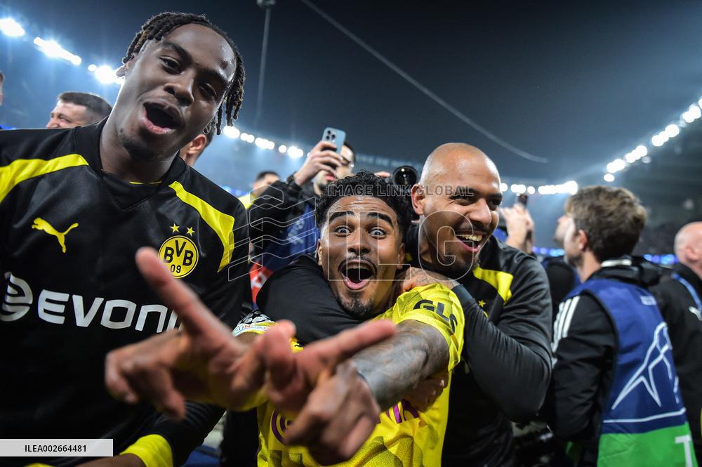 Champions League Borussia Dortmund celebrates its win over PSG FA