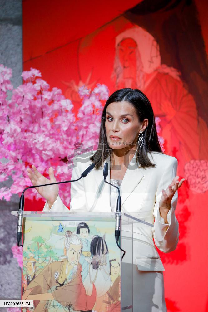 Queen Letizia At Barco De Vapor Awards - Madrid