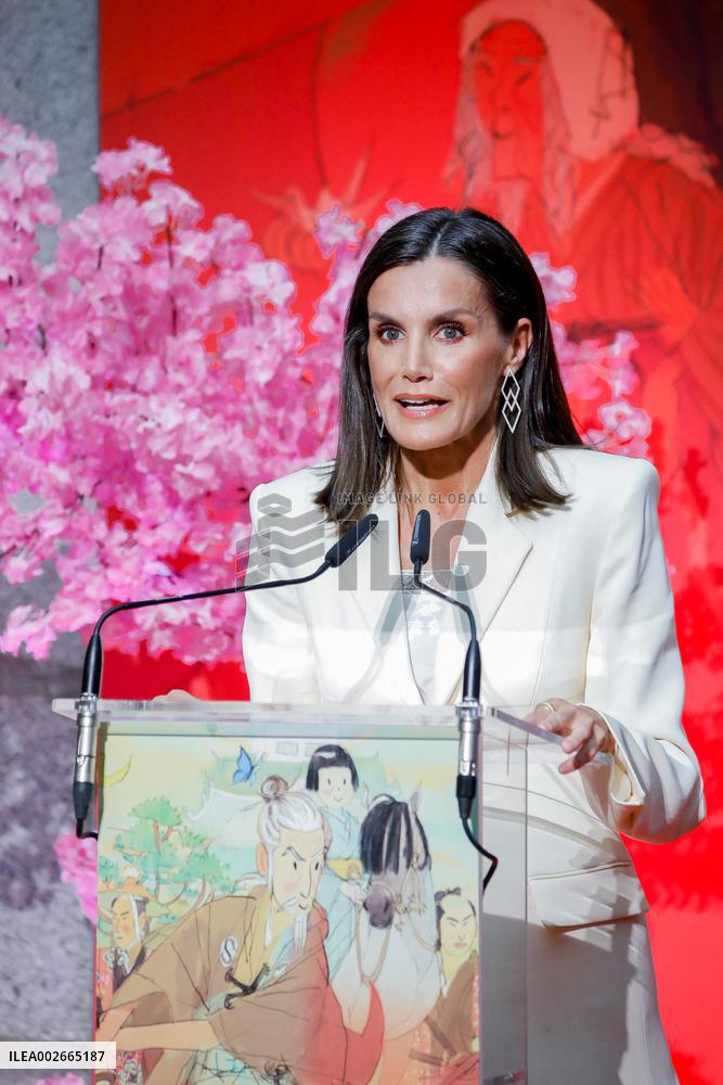 Queen Letizia At Barco De Vapor Awards - Madrid